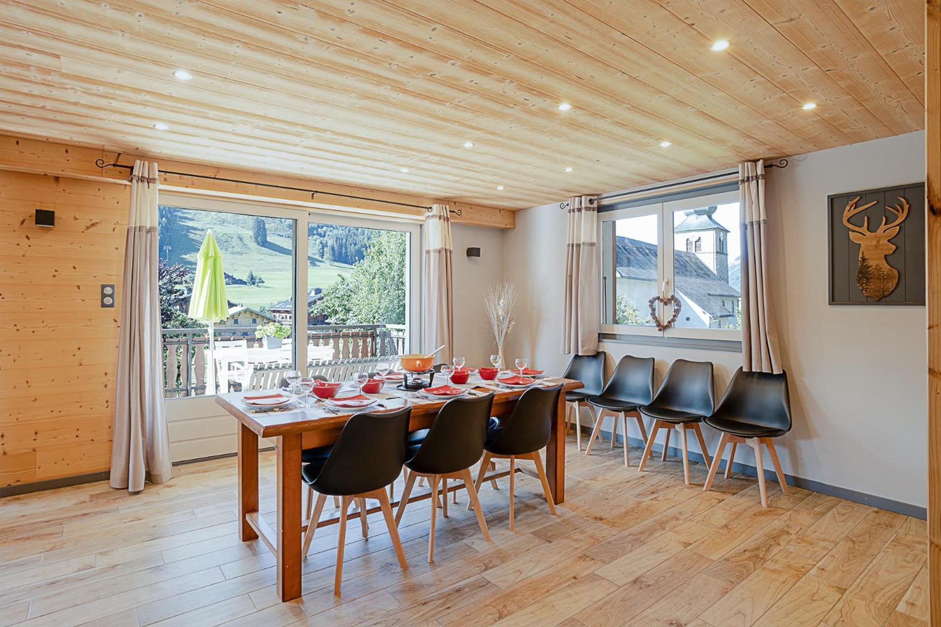 Chalet Les 4 Saisons - Ski, Parking Et Jardin Abondance Dış mekan fotoğraf